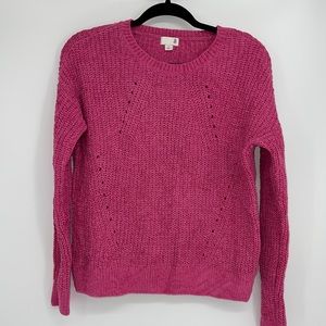 SO MAGENTA SOFT FEEL SWEATER SMALL